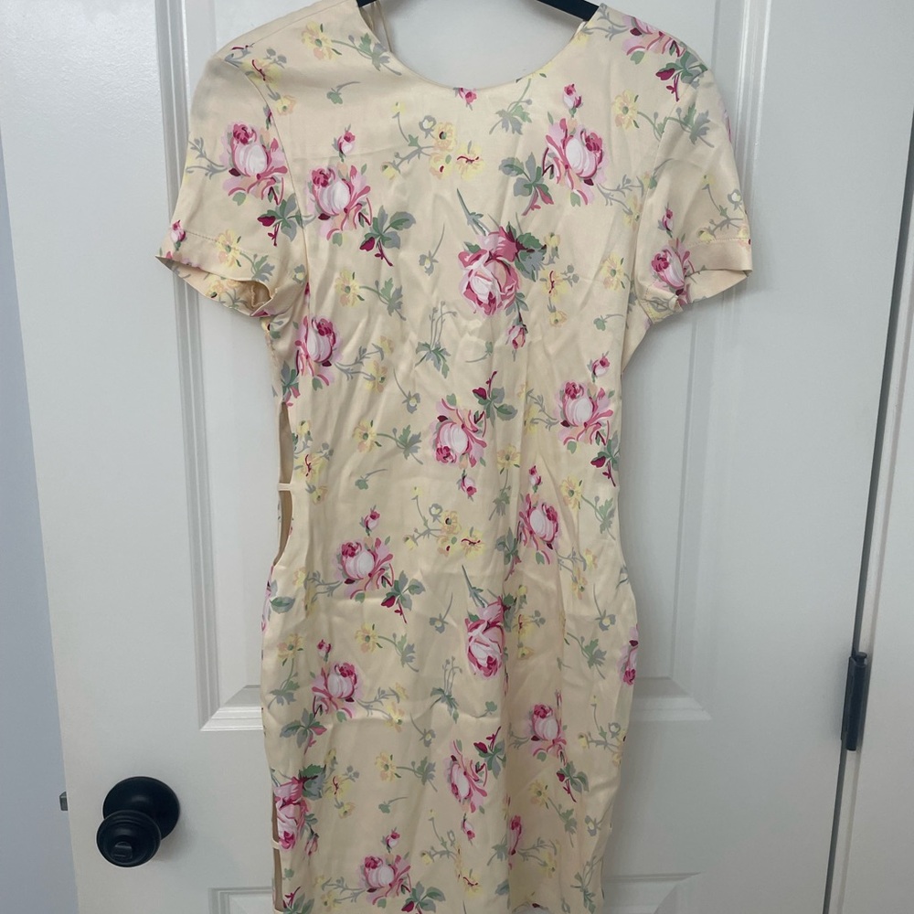 Floral Cream Dress